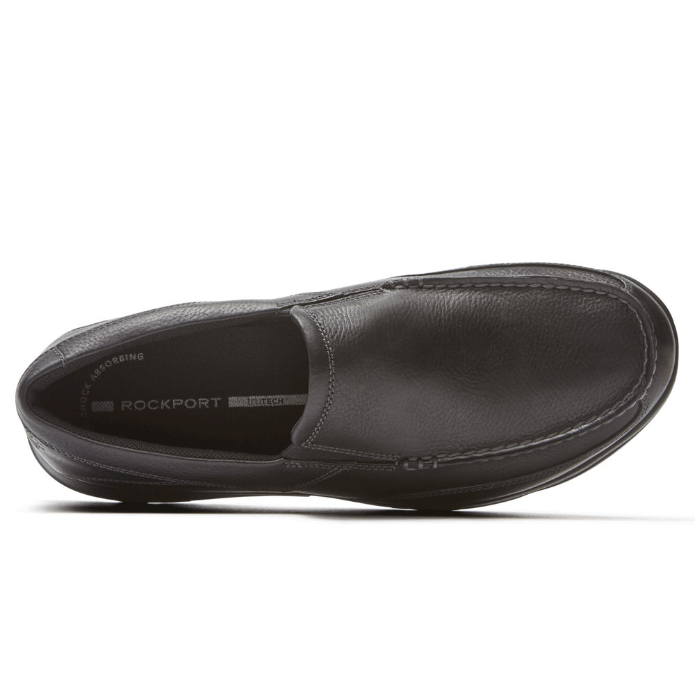 Rockport Slip-Ons Herre Svart - City Play Two - ZHCO90732